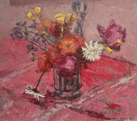 Stillleben mit Blumenvase, 1983